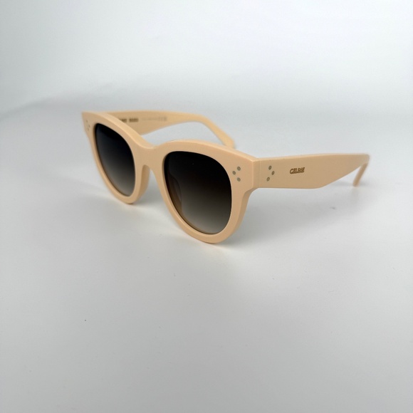 CELINE CL4003 Light Beige Acetate Classic Sunglasses main image 8